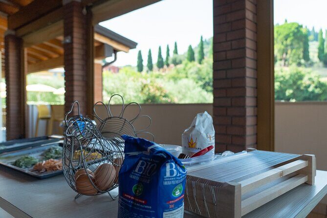 Bardolino: Garda Lake Pasta Cooking Class at the Agritourism - The lunch part: tasting your pasta with wine from the vineyard