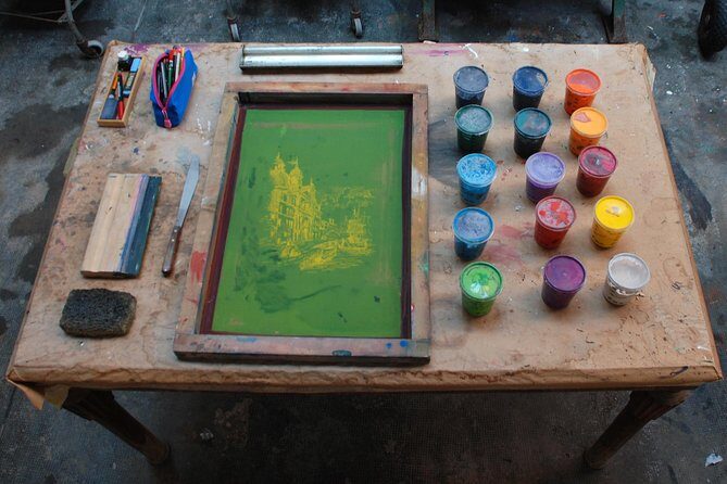 Basic Artistic Screen Printing Course - What you take home: 4 prints you made