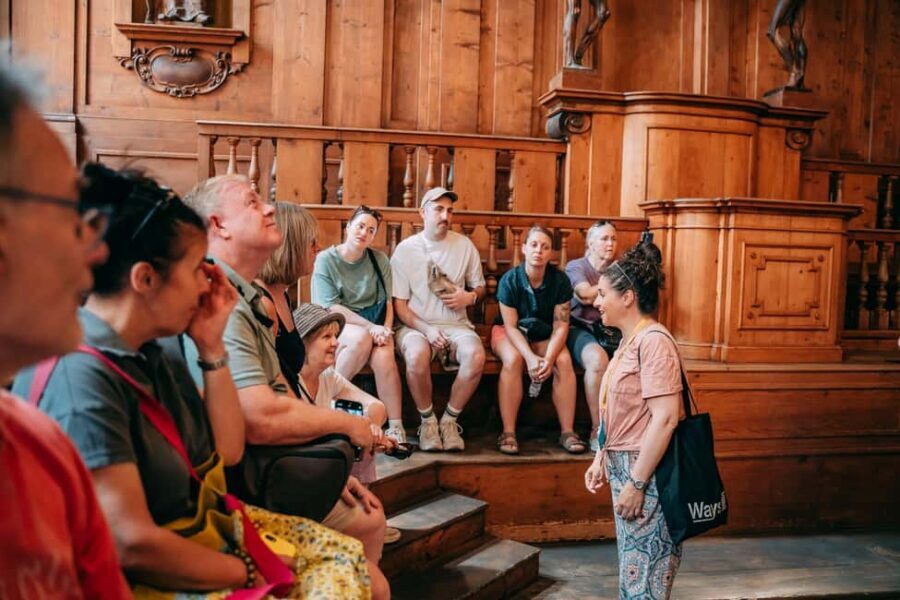 Bologna Walking tour with Tower Sky View and Archiginnasio - Piazza Santo Stefano: seven churches and a great walking pause