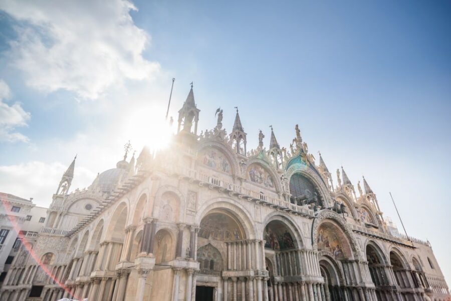 Doge's Palace & St. Mark's Basilica with Terrace Access Tour - Inside the palace: frescoes, staircases, and what the rooms mean