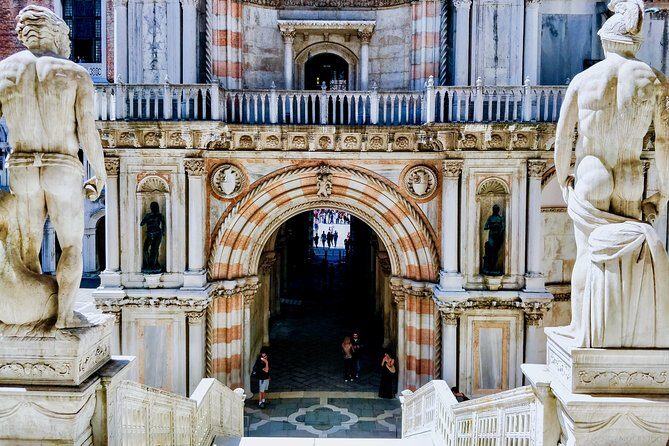 Ducal Venice, Historical Walking Tour & Skip the line Doge's Palace - Palazzo Ducale halls: stucco, paintings, and the largest oil painting