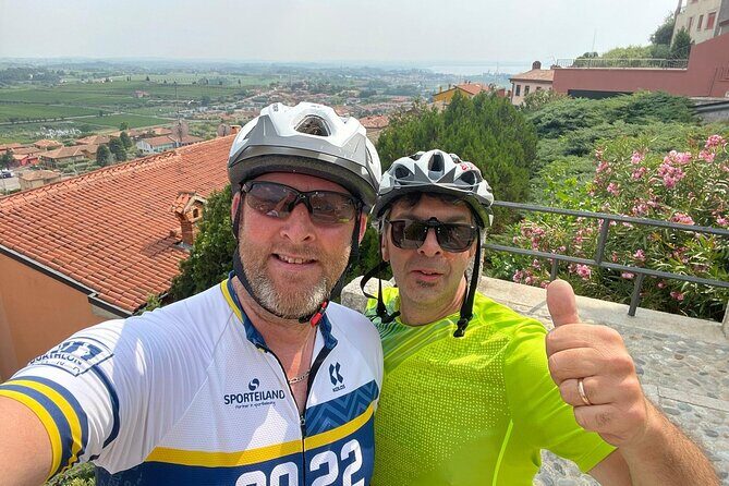 E-Bike tour with stop in the cellar in the Bardolino area - Stop 3 in Lazise: Riding Through the Bardolino Wine Town Area
