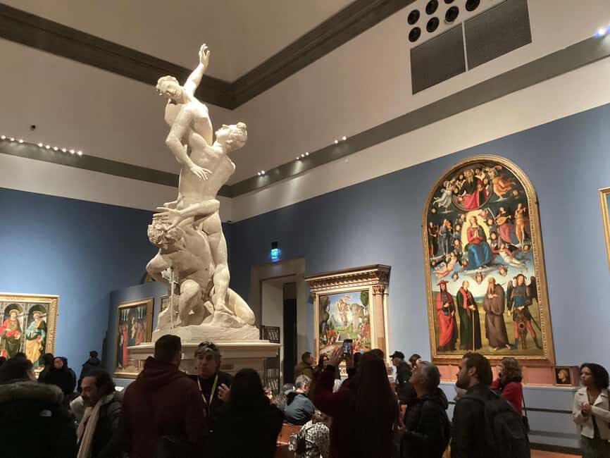 Florence: 4-Hour Accademia and Uffizi Galleries Guided Tour - Inside the Uffizi Gallery: Botticelli, Leonardo da Vinci, Raphael, and Michelangelo