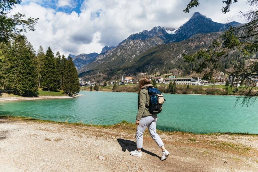 From Venice: Cortina and Dolomites Mountains Day Trip - Lake Santa Croce: The First Big Dolomites Reflection