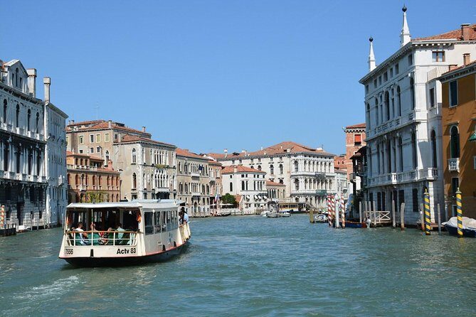 From Verona: Day trip to Venice with tour guide - The Venice Lagoon boat segment for a different view