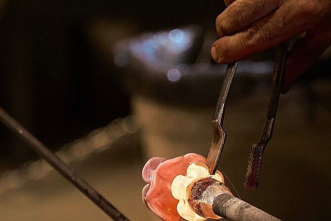Glass Blowing Demonstration : pickup by wood boat Taxi + local guide - Drinks and Explanations: Your Host Makes It Go From Wow to Understand