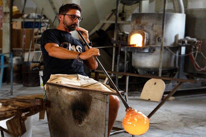 Glass Blowing Show Visit Murano Glass Factory and Showroom OMG - Who this Murano glass factory visit is best for