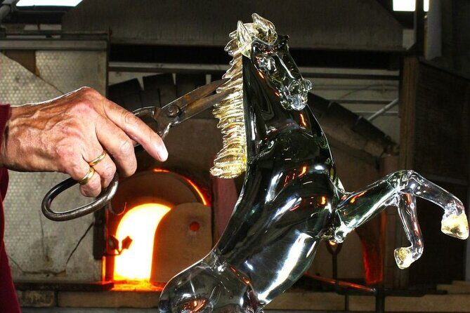 Glass Blowing Show Visit Murano Glass Factory and Showroom OMG - The live demo: solid glass sculptures and glassblowing vases