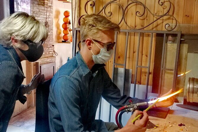 Glass Lampwork Workshop and Walking in Murano - Valerio and Monica: What a Local Guide Adds