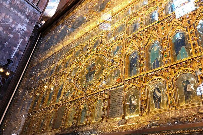 Gondola Ride and St Mark's Basilica Tour - Teatro La Fenice from the water: the fun pop of drama