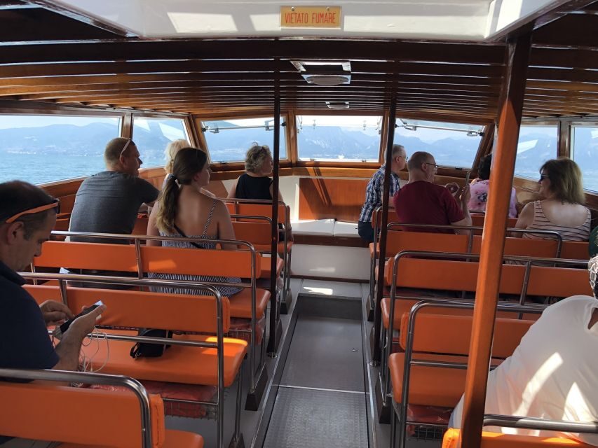 Guided Boat Cruise to Sirmione from Garda/Bardolino - The guide experience: English and German narration with real-world sound limits