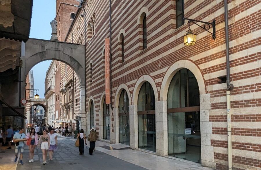 Guided Walking Tour in Verona - Piazza Erbe frescoes and the Roman forum vibe