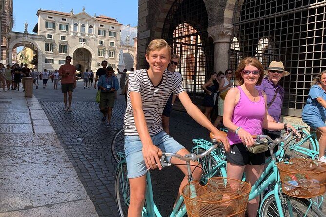 Highlights and hidden gems Verona Bike Tour - Arena di Verona and Piazza Bra: big Roman drama, short visit