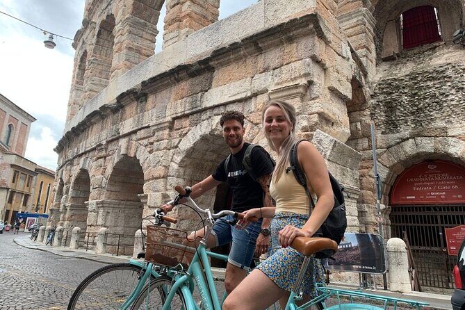 Highlights and hidden gems Verona Bike Tour - Castel San Pietro: the staircase payoff and Roman theatre ruins