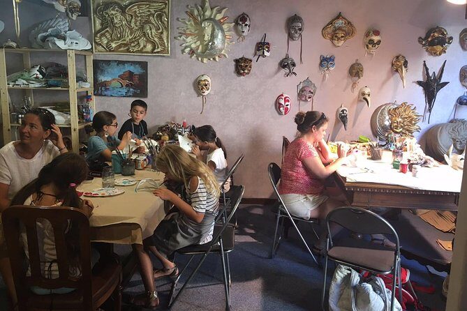 Mask Workshop - Paint Your Own Venetian Mask in Venice, Italy - The Painting Session: Acrylic Tempera, Technique Tips, and Gold/Silver Finishing