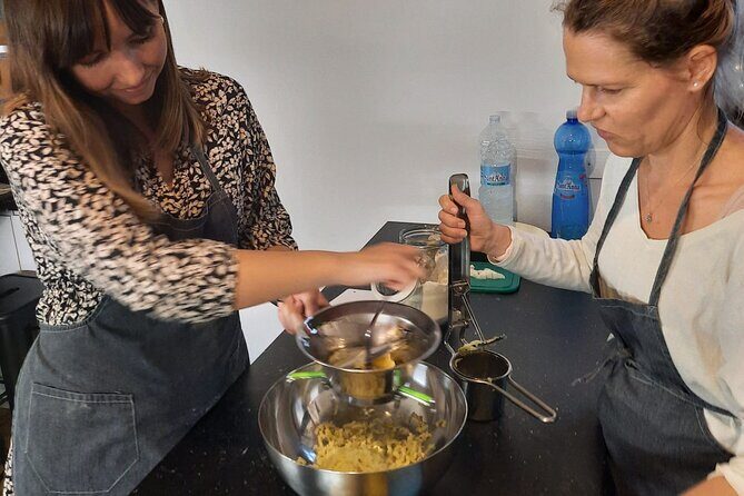 My Granny's secrets Making Gnocchi - Aperitivo, wine, and a two-course meal at the same table