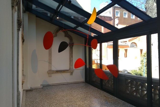 Peggy Guggenheim collection Venice private tour - The terrace with Marino Marini: the view has a story