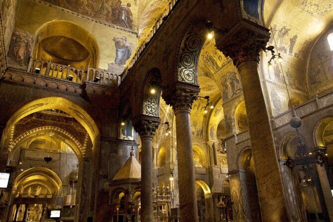 Private Doge's Palace & St Mark's Basilica After Hours Night Tour - St Mark’s Basilica after it closes: the golden mosaics moment