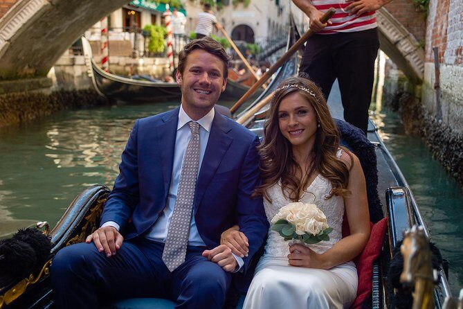 Renew your wedding vows on a romantic gondola - Canal Grande romance: the Grand Canal views, then quieter canal vows