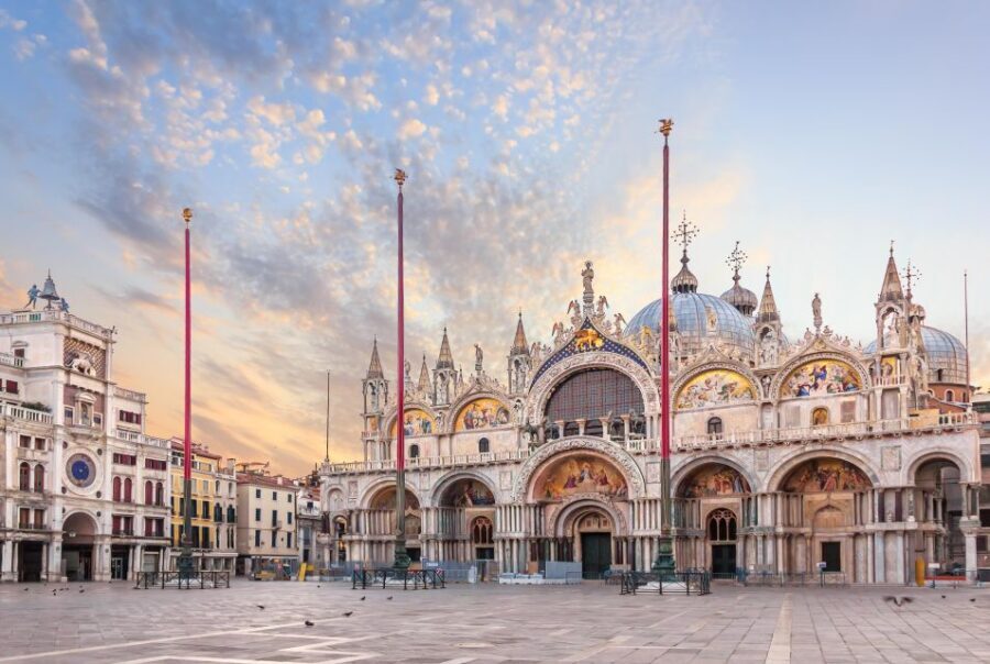 Saint Mark Basilica Priority Access & Audio Guide Option - Piazza San Marco before and after: why the square fits the plan