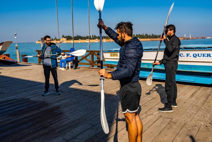 Venice Beginner's Kayak Tour in the Medieval Arsenal - What to bring: clothes, shoes, and photo-ready planning