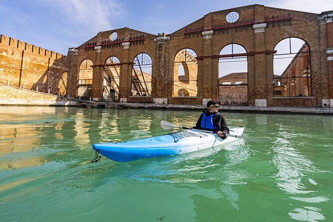 Venice Beginner's Kayak Tour: train & visit the Medieval Arsenal - Gear and included extras: what you truly get for $71.01