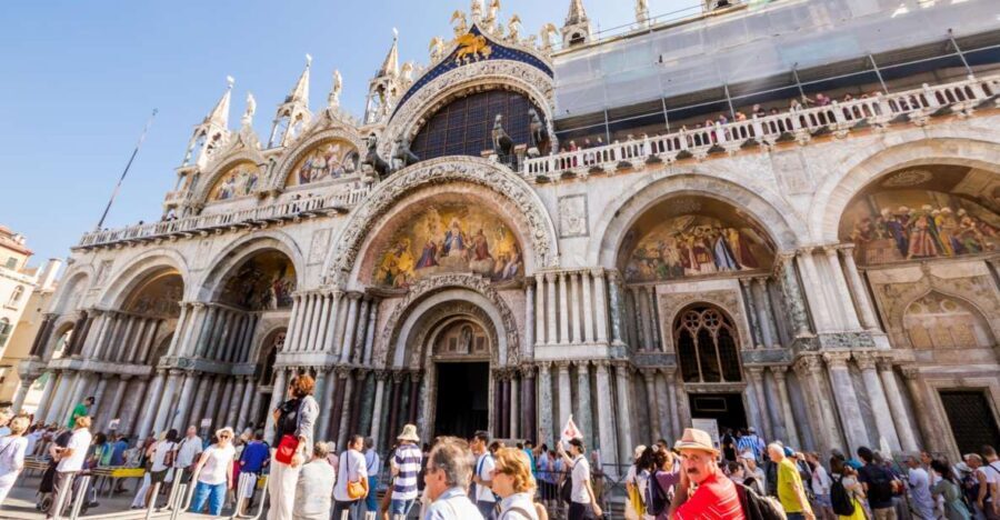 Venice: City Tour & Skip the Line for St. Mark's Basilica - Marco Polo and the Teatro Malibran corner