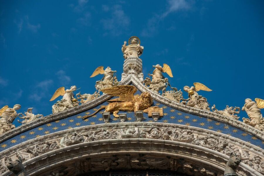 Venice: Doge's Palace with St. Mark's Basilica & Gondolas - Entering St. Mark’s Basilica: Mosaics, Marble, and Biblical Scenes