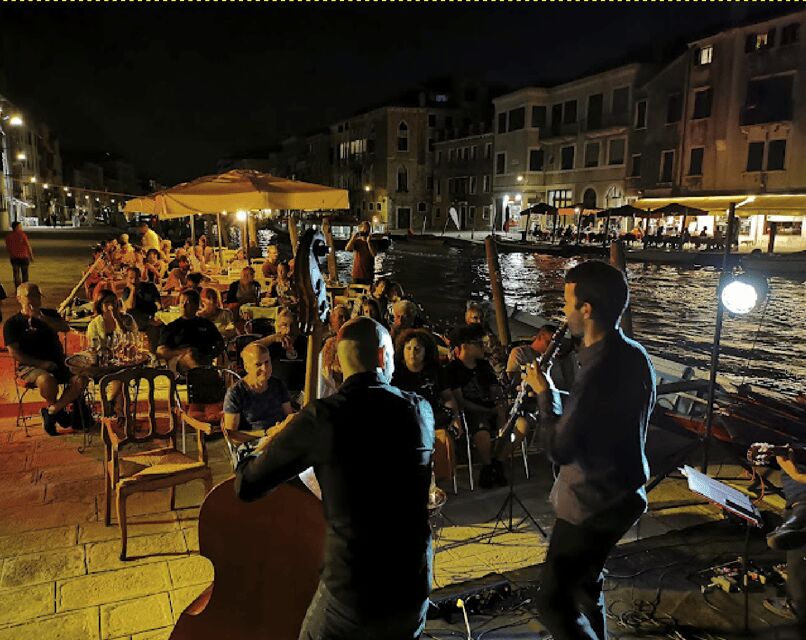 Venice: Live Concert with Dinner or Aperitif at LL JAZZ Club - Terrace by Cannaregio canal: the summer advantage