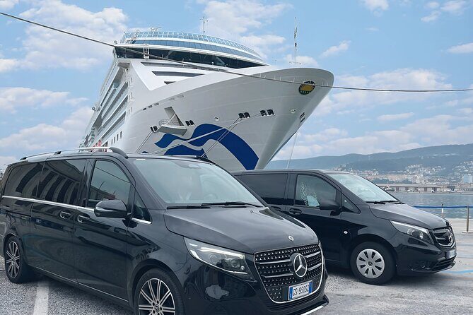 Venice Private Transfer to Trieste Port for Cruises - Inside the Mercedes: comfort that helps you arrive calm