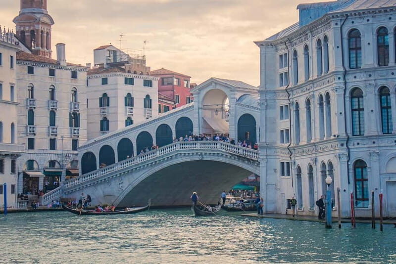 Venice: Private Walking Tour with Optional Gondola Ride - Rialto Bridge and Grand Canal sightlines: the view with meaning