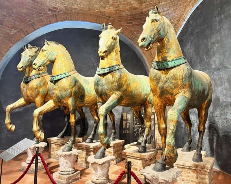 Venice: St. Mark's Basilica Guided Tour and Terrace Option - Entering the Golden Basilica: mosaics, five domes, and the meaning behind the shine