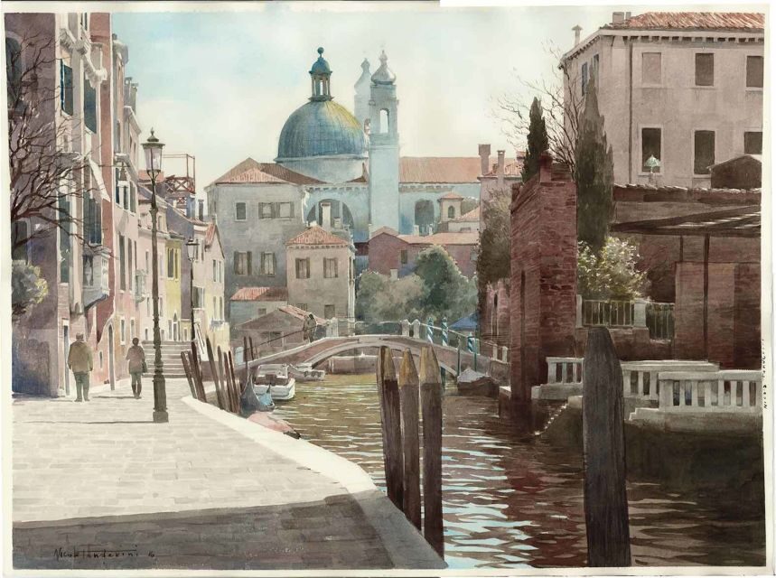 Venice: Watercolor Painting Class at the Prisons Palace - Price and value: $89.50 for 105 minutes that gives you a skill