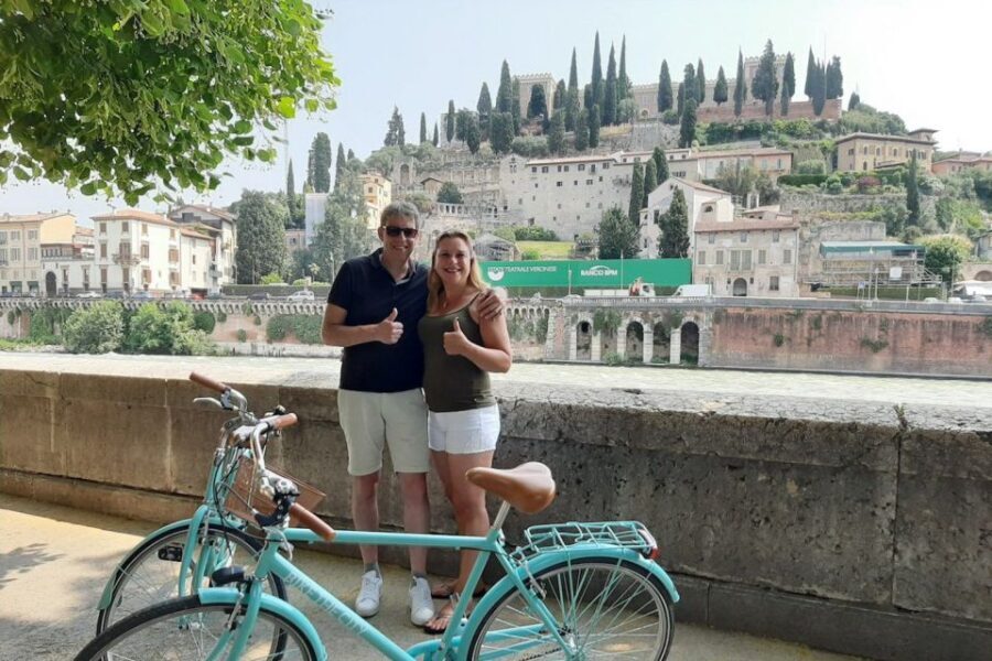 Verona: Highlights and Panorama Bike Tour - Piazza Bra and the Verona Arena: the view you remember