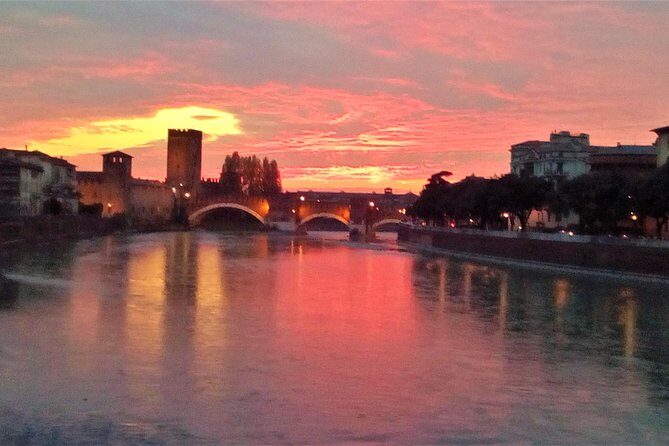 Verona Moonlight Walking Tour - Ponte della Vittoria: Adige river night views and the hills behind them