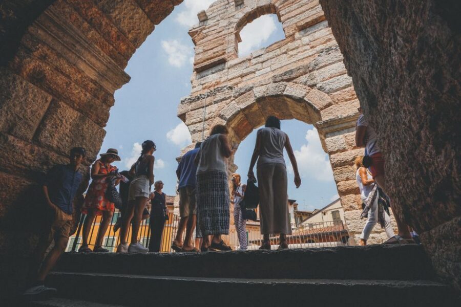 Verona: Priority Access Arena Guided Tour - Piazza Bra to the Arena: what you learn before the first step inside