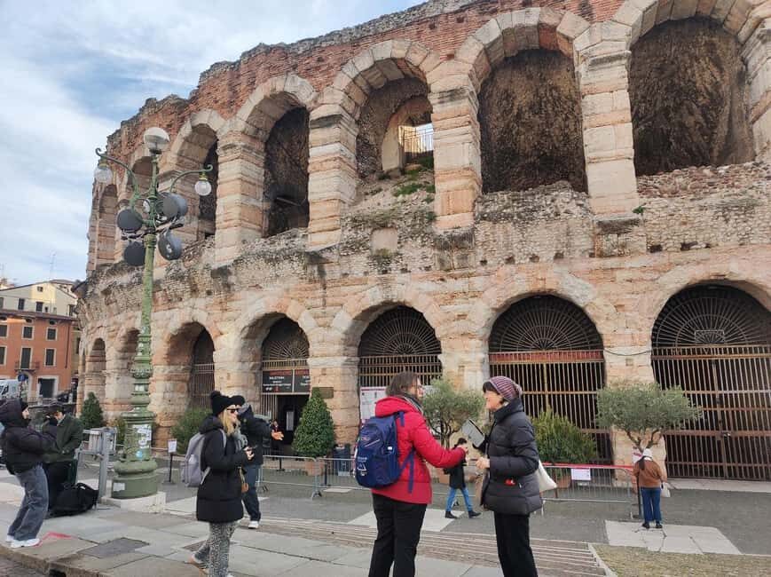 Verona: Small Group Guided Walking Tour with Arena Tickets - Key highlights you’ll actually feel