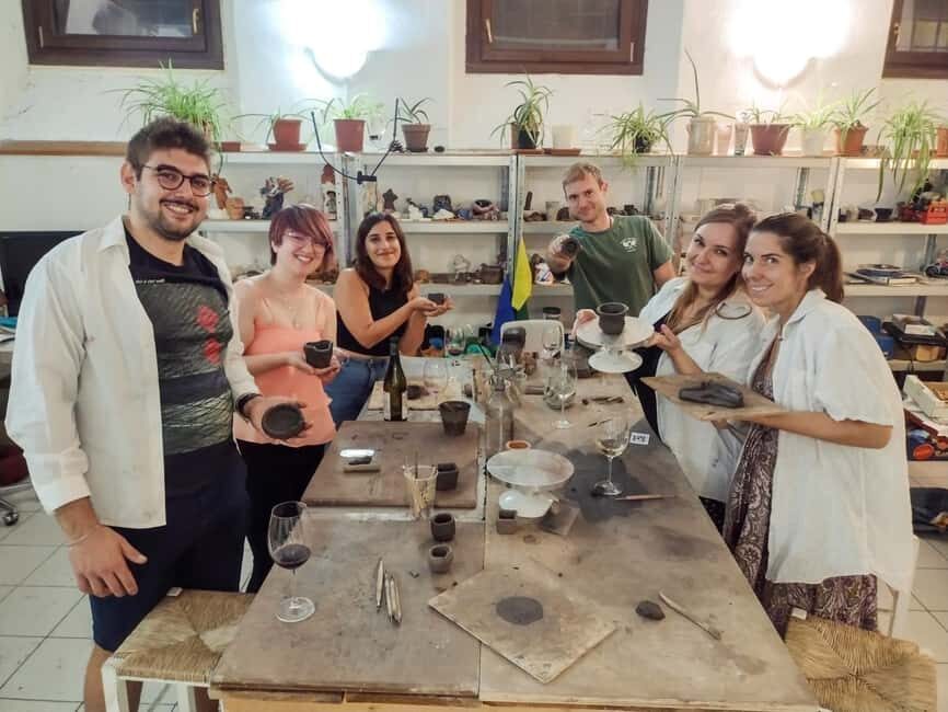 Wine and Pottery Workshop at Smart Lab Verona - SmArt Lab Verona: What the 2-Hour Wine and Pottery Class Feels Like